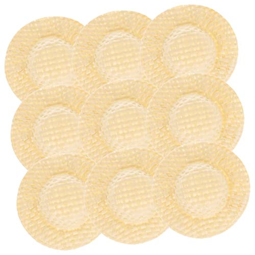 HOMOBABE 20 Stück Miniatur Puppenhüte Teiliges aus Papier Woven Doll Hats für DIY Deko Partybedarf Niedliche Bastelaccessoires für Puppen Mini Projekte Beige HOMOBABE 20 Stück Miniatur Puppenhüte Teiliges aus Papier Woven Doll Hats für DIY Deko Partybedarf Niedliche Bastelaccessoires für Puppen Mini Projekte Beige von HOMOBABE