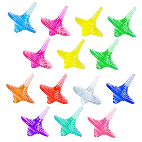 HOMOBABE 20 Stück Spinnendes Edelsteinspielzeug Bildungsspielzeug -Desktop- Bunte Kindergyroskope Partygeschenke Für Kognitives Acryl von HOMOBABE