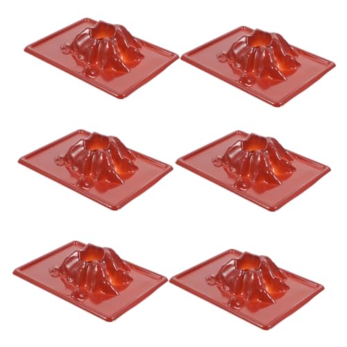 HOMOBABE 20 Stück Vulkan-Experimentierset ausbrechender Vulkan Eruption Wissenschaftsexperimente Geoden Vulkan-Bausatz Vulkanmodell Lern-Vulkan-Modell-Requisite Plastik Brown von HOMOBABE