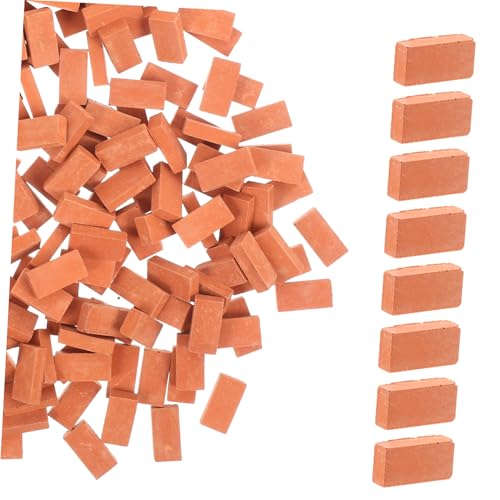 HOMOBABE 200 Stück Maßstab Langlebige Argil Material Miniaturbausteine für Modellbau Sandtisch Landschaft Architektur und DIY Garten Dekoration von HOMOBABE