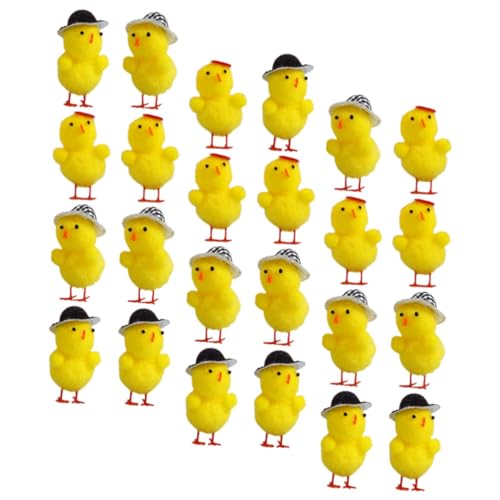 HOMOBABE 24 Stück Küken-Ornament für Mädchen Dekorationen Plüsch-Hühnerspielzeug ausgestopft knuddelig osterküken Dekoration Hühnerplüsch Küken Plüsch Osterhuhn Schaum Gelb HOMOBABE 24 Stück Küken-Ornament für Mädchen Dekorationen Plüsch-Hühnerspielzeug ausgestopft knuddelig osterküken Dekoration Hühnerplüsch Küken Plüsch Osterhuhn Schaum Gelb von HOMOBABE