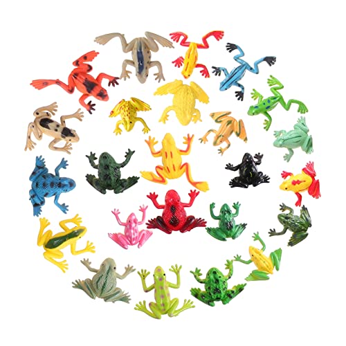 HOMOBABE 24 Stück Teiliges Frösche Realistische Frosch Figuren aus Interaktives Lernspielzeug für Kreative Dekoration und Bildung HOMOBABE 24 Stück Teiliges Frösche Realistische Frosch Figuren aus Interaktives Lernspielzeug für Kreative Dekoration und Bildung von HOMOBABE