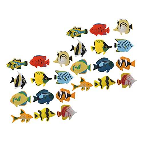 HOMOBABE 24 Stück künstlicher Fisch hohzeitdeko däumelinchen unterwasserwelt meerestiere Figuren Meerestierfiguren Versorgung mit Aquarien dekorative Aquarienfische Aquariumdekorationen PVC HOMOBABE 24 Stück künstlicher Fisch hohzeitdeko däumelinchen unterwasserwelt meerestiere Figuren Meerestierfiguren Versorgung mit Aquarien dekorative Aquarienfische Aquariumdekorationen PVC von HOMOBABE
