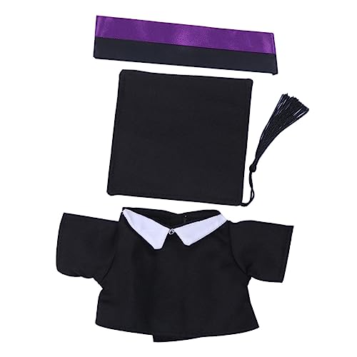 HOMOBABE 2Er Set Puppenkleidung Puppen kinderpuppe Puppenaccessoire Puppenkappe Puppenhut Hamster-Abschlusskostüm Kleid für Puppe Mini Kleidung für Puppe Puppen-Abschlusskleid Black HOMOBABE 2Er Set Puppenkleidung Puppen kinderpuppe Puppenaccessoire Puppenkappe Puppenhut Hamster-Abschlusskostüm Kleid für Puppe Mini Kleidung für Puppe Puppen-Abschlusskleid Black von HOMOBABE