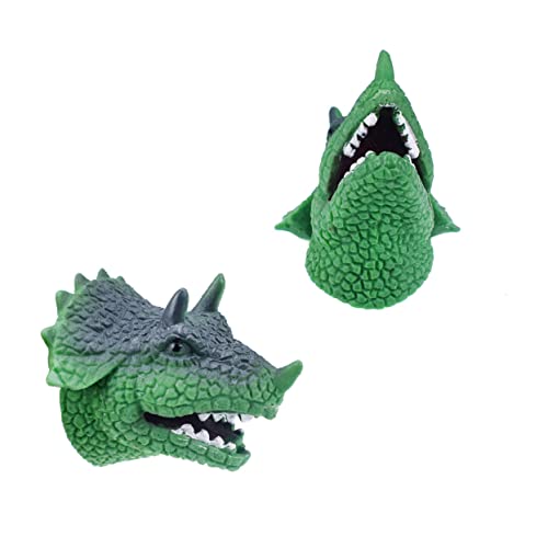 HOMOBABE 2Stücke Dinosaurier Handpuppen Kunststoff Triceratops Fingerpuppe für Rollenspiele und Langlebig Fördert Kreativität und Interaktion Grün HOMOBABE 2Stücke Dinosaurier Handpuppen Kunststoff Triceratops Fingerpuppe für Rollenspiele und Langlebig Fördert Kreativität und Interaktion Grün von HOMOBABE