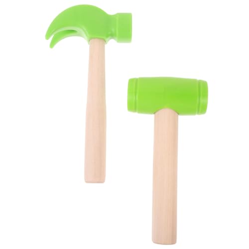 HOMOBABE 2Stücke Hammerspielzeug Teiliges Werkzeug für Realistische Holzhammer Nachbildung Fördert Greiffähigkeit und Koordination für Junge Mädchen und Kleinkinder HOMOBABE 2Stücke Hammerspielzeug Teiliges Werkzeug für Realistische Holzhammer Nachbildung Fördert Greiffähigkeit und Koordination für Junge Mädchen und Kleinkinder von HOMOBABE