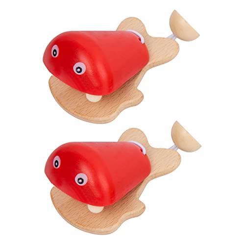 HOMOBABE 2Stücke Holz Castanet Flapper für Fischform Musikinstrumente aus Natürlichem Holz für Babyentwicklung und Eltern Junge Mädchen Interaktion HOMOBABE 2Stücke Holz Castanet Flapper für Fischform Musikinstrumente aus Natürlichem Holz für Babyentwicklung und Eltern Junge Mädchen Interaktion von HOMOBABE