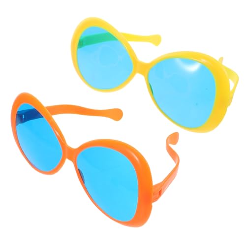 HOMOBABE 2Stücke Jumbo Sonnenbrillen Riesige Plastikbrillen für Lustige Strandpartys Neuartige Hawaii Brillen mit Gläsern Selfie Requisiten für Sommerveranstaltungen HOMOBABE 2Stücke Jumbo Sonnenbrillen Riesige Plastikbrillen für Lustige Strandpartys Neuartige Hawaii Brillen mit Gläsern Selfie Requisiten für Sommerveranstaltungen von HOMOBABE