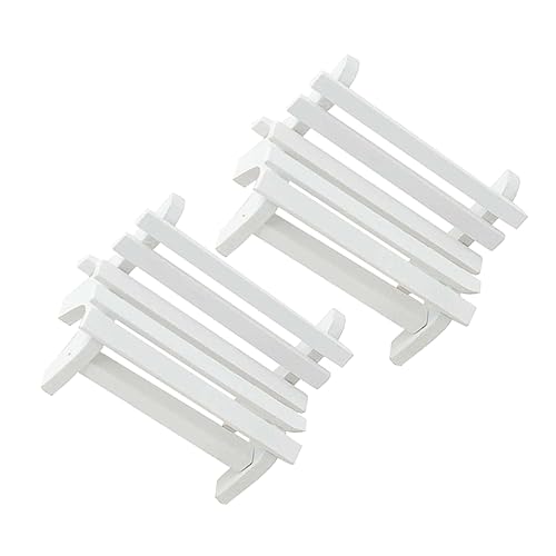 HOMOBABE 2Stücke Mini Hausstuhl Teiliges Weißer Holzstuhl für Kinderzimmer Dekoration und Büroschmuck Kreatives Fotorequisit Sicher und Langlebig und Robust HOMOBABE 2Stücke Mini Hausstuhl Teiliges Weißer Holzstuhl für Kinderzimmer Dekoration und Büroschmuck Kreatives Fotorequisit Sicher und Langlebig und Robust von HOMOBABE