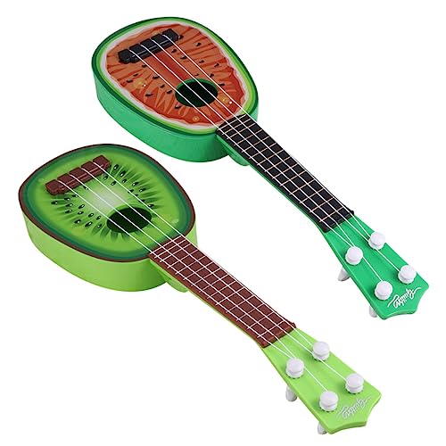 HOMOBABE 2Stücke Mini Ukulele für Wassermelone Kiwi Musikinstrument für Anfänger Kunststoffinstrument Kreativität und Hand Auge Koordination HOMOBABE 2Stücke Mini Ukulele für Wassermelone Kiwi Musikinstrument für Anfänger Kunststoffinstrument Kreativität und Hand Auge Koordination von HOMOBABE