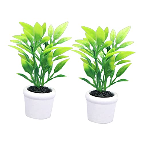 HOMOBABE 2Stücke Pflanzenmodellfiguren für Puppenhaus Realistische Bonsai Dekoration aus Hochwertigem für DIY Mini Puppenhäuser und Kreative Gartendekorationen HOMOBABE 2Stücke Pflanzenmodellfiguren für Puppenhaus Realistische Bonsai Dekoration aus Hochwertigem für DIY Mini Puppenhäuser und Kreative Gartendekorationen von HOMOBABE