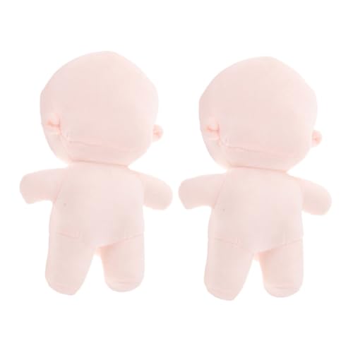 HOMOBABE 2Stücke Plüsch Blankopuppe Weiches Stofftier DIY Puppenspielzeug Interaktives für Entzückendes Leeres Kuscheltier für Kreative Bastelprojekte HOMOBABE 2Stücke Plüsch Blankopuppe Weiches Stofftier DIY Puppenspielzeug Interaktives für Entzückendes Leeres Kuscheltier für Kreative Bastelprojekte von HOMOBABE