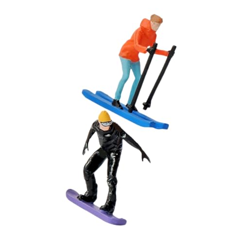 HOMOBABE 2stücke Miniatur Skifahrer Figuren Maßstab Für Diorama Und Makrofotografie Realistische Schneeszenen Dekoration Detailgetreue Modellbauaccessoires HOMOBABE 2stücke Miniatur Skifahrer Figuren Maßstab Für Diorama Und Makrofotografie Realistische Schneeszenen Dekoration Detailgetreue Modellbauaccessoires von HOMOBABE