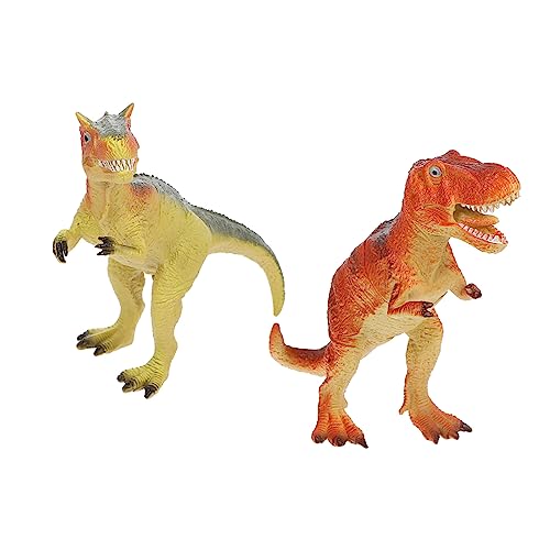 HOMOBABE 2Stücke Simulation Dinosaurier Für Dinosaurier Figuren Als Hausschmuck Und Dekoration Lernspielzeug Für Frühe Entwicklung Zufälliger Stil von HOMOBABE
