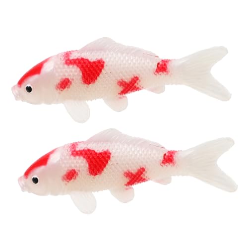 HOMOBABE 2st Simuliertes Koi-Modell Simulierter Gefälschter Fisch -Figuren-Ornament Gefälschter Gefälschtes Fischaquarium Fisch-Statue Gefälschtes Aquarium PVC HOMOBABE 2st Simuliertes Koi-Modell Simulierter Gefälschter Fisch -Figuren-Ornament Gefälschter Gefälschtes Fischaquarium Fisch-Statue Gefälschtes Aquarium PVC von HOMOBABE