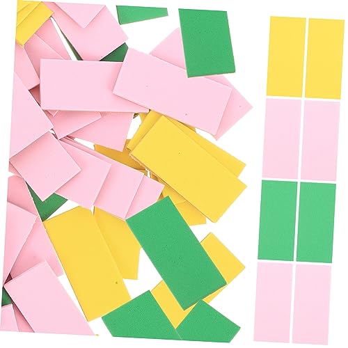 HOMOBABE 3 Packungen Selbstklebende Eva Schaumstoff Wandaufkleber Mehrfarbige Quadratische Dekoration für Klassenzimmer Bulletin Board Vielseitig Einsetzbar Glatten Flächen für DIY von von HOMOBABE