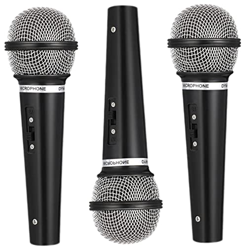 HOMOBABE 3 Stück Mini Mikrofon Teiliges Fake Mikrofon für Simulationsmikrofon für Partys Bühnenauftritte und Karaoke Sicher und Langlebig für Kleine HOMOBABE 3 Stück Mini Mikrofon Teiliges Fake Mikrofon für Simulationsmikrofon für Partys Bühnenauftritte und Karaoke Sicher und Langlebig für Kleine von HOMOBABE