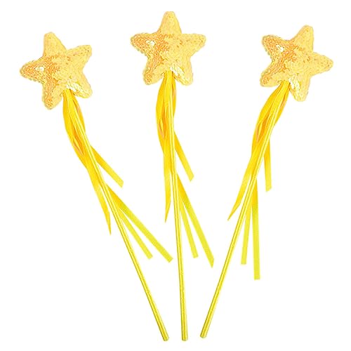 HOMOBABE 3 Stück Teiliges Glitzernde Feenstäbe für Sternförmige Zauberstäbe für Partys Cosplay Halloween Bühnenaufführungen für Kreative Rollenspiele HOMOBABE 3 Stück Teiliges Glitzernde Feenstäbe für Sternförmige Zauberstäbe für Partys Cosplay Halloween Bühnenaufführungen für Kreative Rollenspiele von HOMOBABE