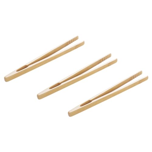 HOMOBABE 3 Stück Teiliges Holz Pinzettenset für Montessori Lernspielzeug Geschicklichkeit und Hand Auge Koordination für Kreative Spielideen und Reisen von HOMOBABE