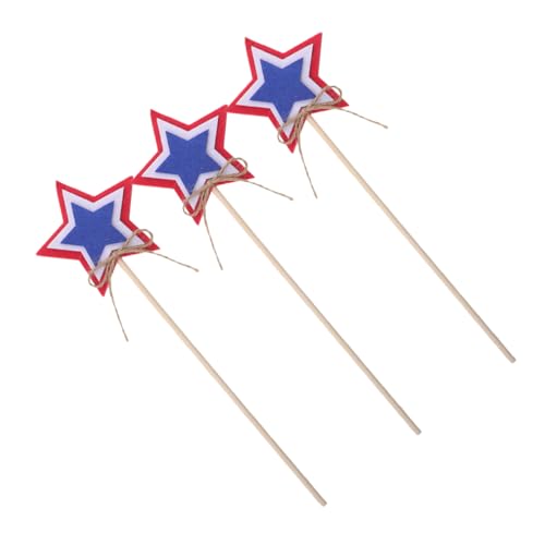 HOMOBABE 3 Stück Teiliges Independence Day Feenstäbe Handgemachte Patriotische Wanddekoration für Feierlichkeiten Tolle Fotorequisiten für Unvergessliche HOMOBABE 3 Stück Teiliges Independence Day Feenstäbe Handgemachte Patriotische Wanddekoration für Feierlichkeiten Tolle Fotorequisiten für Unvergessliche von HOMOBABE