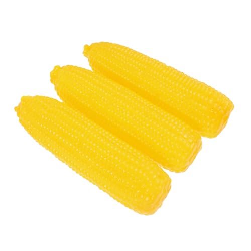 HOMOBABE 3 Stück Teiliges Künstliches Maismodell Realistische Gemüse Deko Langlebig und Widerstandsfähig Vielseitig für Schaufenster Restaurant und Heimdekoration Naturgetreue Fake Corn von HOMOBABE