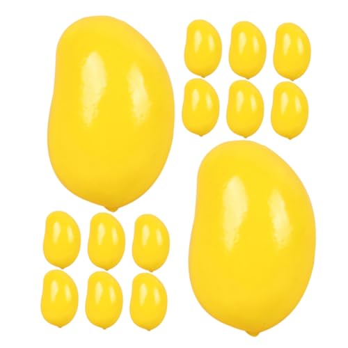 HOMOBABE 30 Stück Kleiner Künstliche Mangos für Puppenhäuser Tischdekoration Foto Requisiten Dekorative Simulation Miniatur Früchte von HOMOBABE