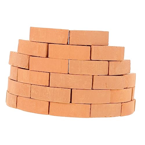 HOMOBABE 30 Stück Mini Ziegelsteine DIY Modellbau Simulierte für Mini Garten Sandtisch Dekoration Kreative Bastelideen für Erwachsene HOMOBABE 30 Stück Mini Ziegelsteine DIY Modellbau Simulierte für Mini Garten Sandtisch Dekoration Kreative Bastelideen für Erwachsene von HOMOBABE