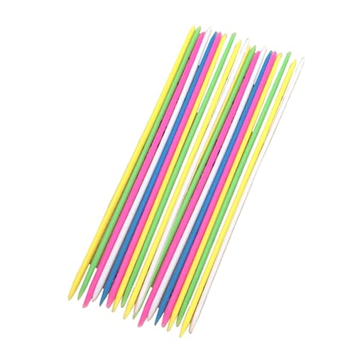 HOMOBABE 30 Stück Teiliges Farbspielstöcke Giant Pick Up Sticks für Erwachsene Familienspiel für Drinnen und Draußen Fördert Geschicklichkeit und Kreativität von HOMOBABE