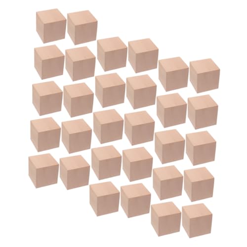 HOMOBABE 30Stücke Leere Holzwürfel für Pädagogisches Blockspielzeug aus Natürlichem Holz für Kreatives Lernen und Praktische Fähigkeiten zu Besonderen HOMOBABE 30Stücke Leere Holzwürfel für Pädagogisches Blockspielzeug aus Natürlichem Holz für Kreatives Lernen und Praktische Fähigkeiten zu Besonderen von HOMOBABE