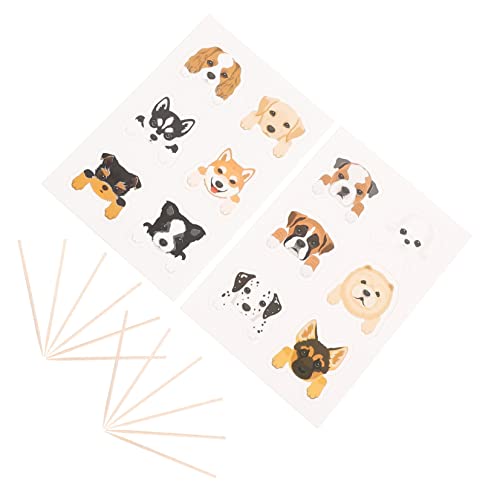 HOMOBABE 36 Stück Geburtstagskuchen-Plugin hund kuchen Tortenaufsatz aus Papier Kuchendeckel Hundegeburtstagsstütze Geburtstag für Hunde Geburtstag Hund Welpe Haustier von HOMOBABE