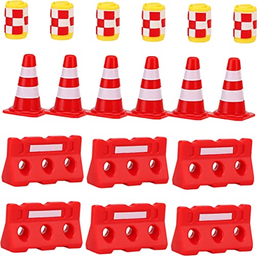 HOMOBABE 36Stücke Mini Verkehrskegel Teilig Kinderspielzeug für Straßenspiele Rote Rote Absperrungen und Gelbe Sicherheitsfässer für Jahren HOMOBABE 36Stücke Mini Verkehrskegel Teilig Kinderspielzeug für Straßenspiele Rote Rote Absperrungen und Gelbe Sicherheitsfässer für Jahren von HOMOBABE