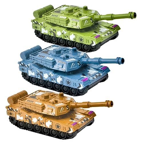 HOMOBABE 3Stücke Simulationspanzermodelle Inertia Tank und Panzerschmuck für für Geburtstage Weihnachten und Mehr von HOMOBABE