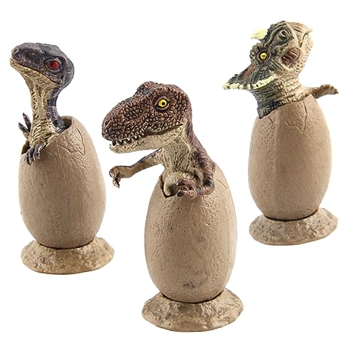 HOMOBABE 3Stücke Teiliges Dinosaurier Ei Modell Halb Schraffierte Dino Eier Dekoration für Kinderzimmer für Dinosaurier Fans Langlebig und Realistisch Gestaltet HOMOBABE 3Stücke Teiliges Dinosaurier Ei Modell Halb Schraffierte Dino Eier Dekoration für Kinderzimmer für Dinosaurier Fans Langlebig und Realistisch Gestaltet von HOMOBABE