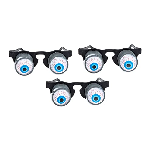 HOMOBABE 3Stücke Teiliges Lustige Spring Augenbrille für Halloween Party Lebensechte Horror Brille für Pranks und Dekoration für Themenfeiern und Spukhausatmosphäre HOMOBABE 3Stücke Teiliges Lustige Spring Augenbrille für Halloween Party Lebensechte Horror Brille für Pranks und Dekoration für Themenfeiern und Spukhausatmosphäre von HOMOBABE