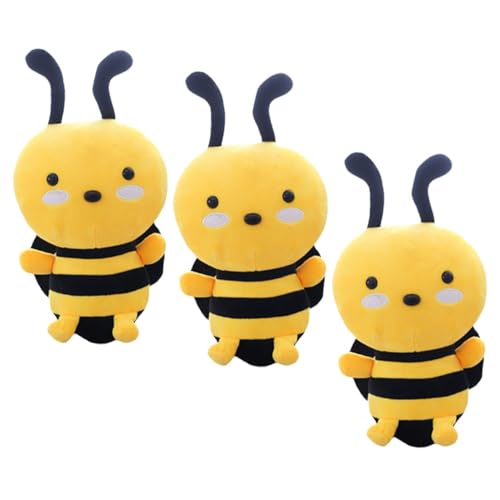 HOMOBABE 3stücke Teiliges Niedliche Bienen-plüschspielzeuge Dekorative Kissen Aus Weichem Material Für Babyshower Geburtstagsgeschenke Gemütliches Umarmungskissen HOMOBABE 3stücke Teiliges Niedliche Bienen-plüschspielzeuge Dekorative Kissen Aus Weichem Material Für Babyshower Geburtstagsgeschenke Gemütliches Umarmungskissen von HOMOBABE