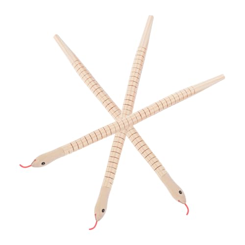 HOMOBABE 3Stücke Unvollendete Holzschlangen Flexibles Schlangenspielzeug aus Holz für Kreative für Halloween Rollenspiel und Dekoration HOMOBABE 3Stücke Unvollendete Holzschlangen Flexibles Schlangenspielzeug aus Holz für Kreative für Halloween Rollenspiel und Dekoration von HOMOBABE