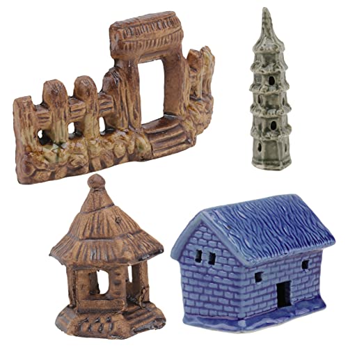 HOMOBABE 4 Stück Dekorationen für Aquarien klein Ornamente Tank Fisch Aquarium schickes Handwerk einfache Aquariendekoration Aquarienversorgung Landschaftsstütze Keramik Zufällige Farbe HOMOBABE 4 Stück Dekorationen für Aquarien klein Ornamente Tank Fisch Aquarium schickes Handwerk einfache Aquariendekoration Aquarienversorgung Landschaftsstütze Keramik Zufällige Farbe von HOMOBABE
