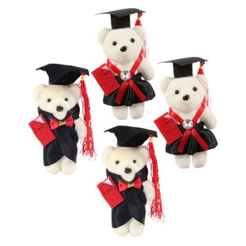 HOMOBABE 4 Stück Dr Bär Puppe Cartoon Plüschbären DIY Plüschbären Party Entzückendes Plüschbärenspielzeug Abschlussfeier Plüschbären Für Blumenstrauß Abschlussfeier Plüschtiere HOMOBABE 4 Stück Dr Bär Puppe Cartoon Plüschbären DIY Plüschbären Party Entzückendes Plüschbärenspielzeug Abschlussfeier Plüschbären Für Blumenstrauß Abschlussfeier Plüschtiere von HOMOBABE