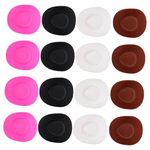HOMOBABE 4 Stück Kleinste Cowboyhüte für Puppen und Bastelprojekte Teiliges Glitzer und Dunkelbraun für Kreative DIY Dekorationen und Puppenhaus Zubehör HOMOBABE 4 Stück Kleinste Cowboyhüte für Puppen und Bastelprojekte Teiliges Glitzer und Dunkelbraun für Kreative DIY Dekorationen und Puppenhaus Zubehör von HOMOBABE