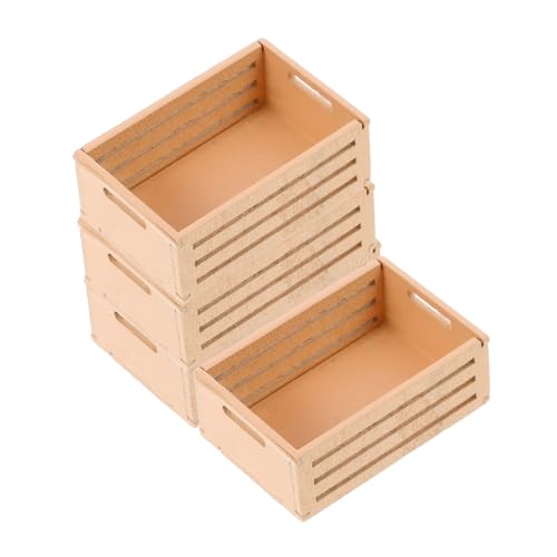 HOMOBABE 4 Stück Miniatur Holz Körbchen Teiliges Puppenhaus Zubehör für Kreative Dekoration Miniatur Lagerkorb für Märchenhaus und Mikro Landschaft Hochwertige Holzmodelle HOMOBABE 4 Stück Miniatur Holz Körbchen Teiliges Puppenhaus Zubehör für Kreative Dekoration Miniatur Lagerkorb für Märchenhaus und Mikro Landschaft Hochwertige Holzmodelle von HOMOBABE