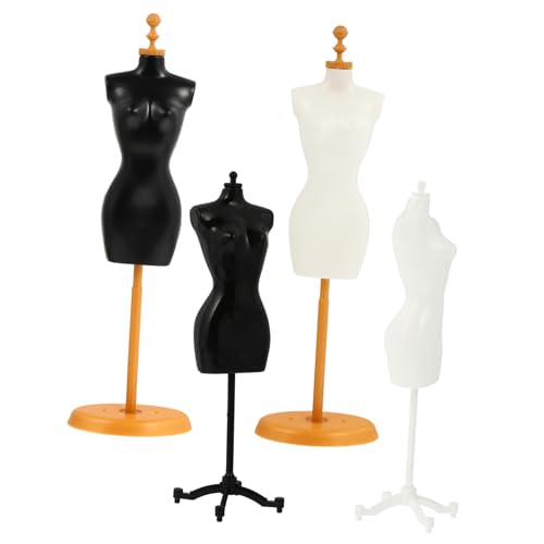 HOMOBABE 4 Stück Miniatur Puppenständer Teiliges Display Rack für Puppenkleidung Stabil und Praktisch Perfektes Zubehör für Mini Puppenhäuser und Kreative Spielideen HOMOBABE 4 Stück Miniatur Puppenständer Teiliges Display Rack für Puppenkleidung Stabil und Praktisch Perfektes Zubehör für Mini Puppenhäuser und Kreative Spielideen von HOMOBABE