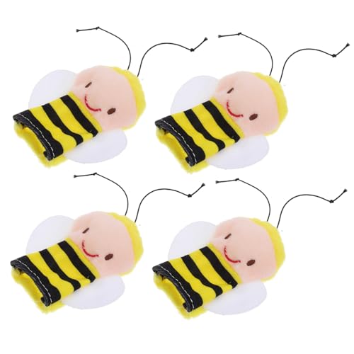 HOMOBABE 4 Stück Niedliche Bienen Fingerpuppen aus Weichem Plüsch für Interaktives für Geschichten Erzählen für Partys und Kreative Klassenzimmer Aktivitäten HOMOBABE 4 Stück Niedliche Bienen Fingerpuppen aus Weichem Plüsch für Interaktives für Geschichten Erzählen für Partys und Kreative Klassenzimmer Aktivitäten von HOMOBABE