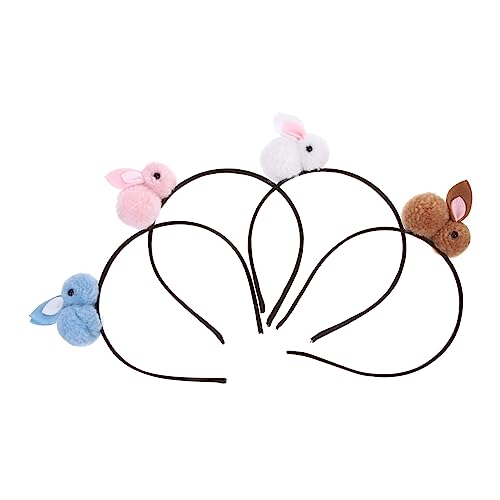 HOMOBABE 4 Stück Plüschhasen-stirnband Hasenohr Häschen-partykostüm Kaninchen-stirnbänder Accessoires Für Mädchen Plüsch-stirnbänder Im Hasen-design Für HOMOBABE 4 Stück Plüschhasen-stirnband Hasenohr Häschen-partykostüm Kaninchen-stirnbänder Accessoires Für Mädchen Plüsch-stirnbänder Im Hasen-design Für von HOMOBABE