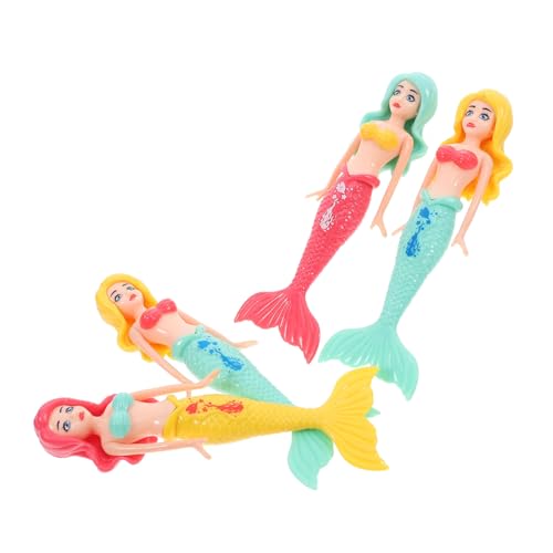 HOMOBABE 4 Stück Tauchtiefe Meerjungfrau für Buntes Unterwasser für Pooltraining Tauchhilfe für Mädchen und Jungen von HOMOBABE