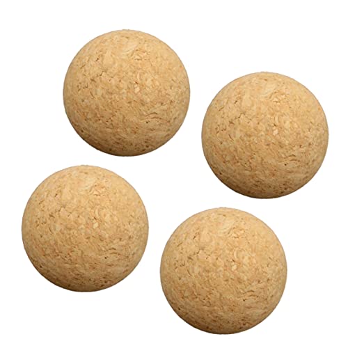 HOMOBABE 4 Stück Teiliges Holz Tischfußball Bälle Interaktive Kicker für Tischfußball für Spielspaß Drinnen von HOMOBABE