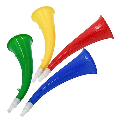 HOMOBABE 4 Stück Trompete Aus Horn Kindertrompete Sammeln Trompetenmodelle Simulation Trompetenmodell Hornspielzeug Für Interessante Spielsachen Spieltrompete Kindertrompeten Plastik von HOMOBABE