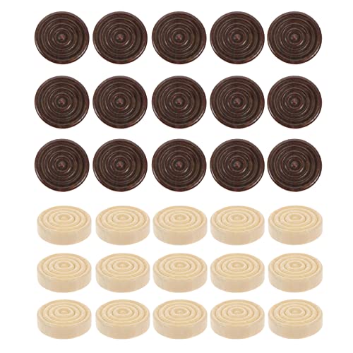 HOMOBABE 48Stücke Teiliges Zubehör Holz Checkers Spielsteine für Dame und Schach Multifunktionale Brettspiel Teile Holz für Familie und Freunde HOMOBABE 48Stücke Teiliges Zubehör Holz Checkers Spielsteine für Dame und Schach Multifunktionale Brettspiel Teile Holz für Familie und Freunde von HOMOBABE