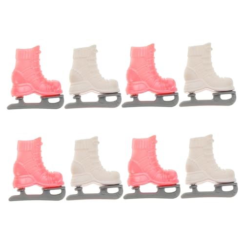 HOMOBABE 4Paare Schlittschuhe für Puppen Dekorationsschuhe Puppen DIY Zubehör Robuste und Stilvolle Rollschuhe für Puppenhäuser Puppenzubehör aus Hochwertigem HOMOBABE 4Paare Schlittschuhe für Puppen Dekorationsschuhe Puppen DIY Zubehör Robuste und Stilvolle Rollschuhe für Puppenhäuser Puppenzubehör aus Hochwertigem von HOMOBABE