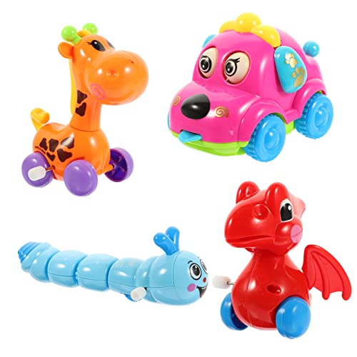 HOMOBABE 4Stücke Aufziehspielzeug für Lustige Cartoon Tierfiguren mit Aufziehmechanismus Fördert Fähigkeiten und Farbunterscheidung für Jungen und Jahren HOMOBABE 4Stücke Aufziehspielzeug für Lustige Cartoon Tierfiguren mit Aufziehmechanismus Fördert Fähigkeiten und Farbunterscheidung für Jungen und Jahren von HOMOBABE