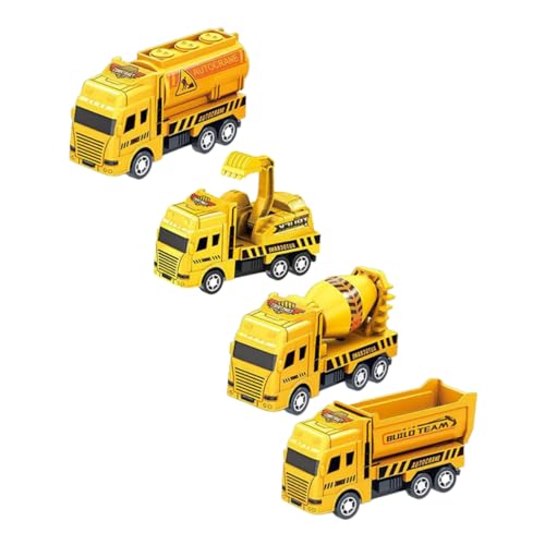 HOMOBABE 4Stücke Kleinkinder BAU LKW mit Rückziehfunktion Autos für Kreative Spielideen Perfektes für Kindergeburtstag und Fantasievolles HOMOBABE 4Stücke Kleinkinder BAU LKW mit Rückziehfunktion Autos für Kreative Spielideen Perfektes für Kindergeburtstag und Fantasievolles von HOMOBABE
